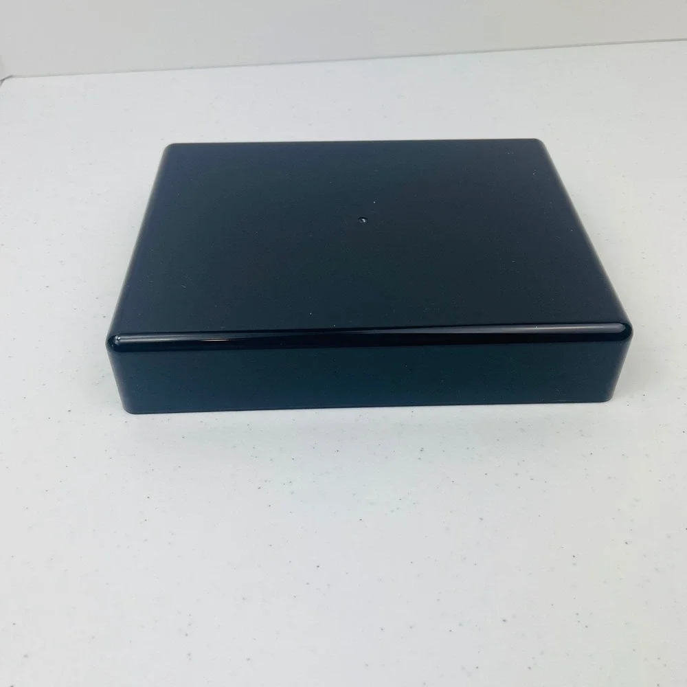 Marc Jacobs Men Black Acrylic Valet Tray Catchall Desk Organizer Minimalist